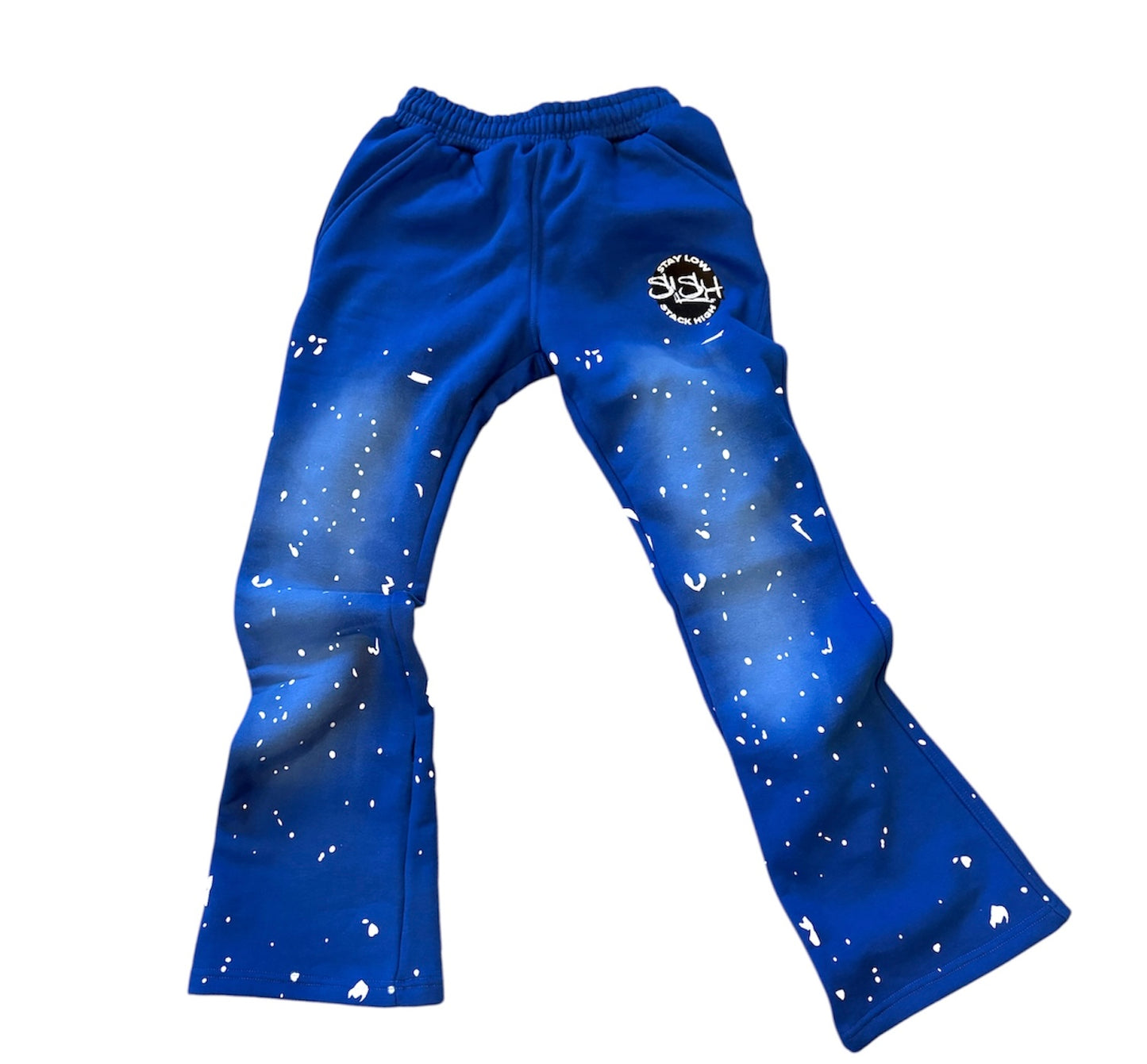 Blue Flare Bottom Sweatsuit