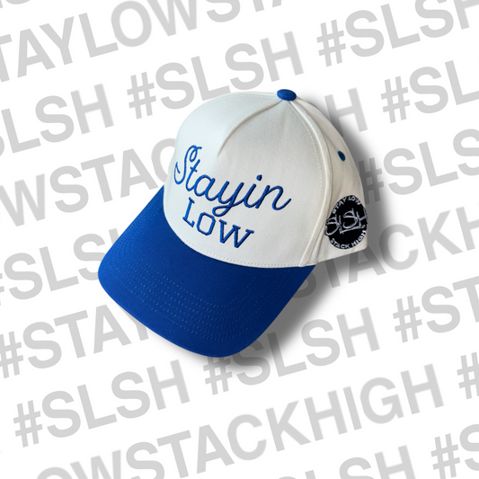 Blue Off-White Stayin Low Adjustable Hat