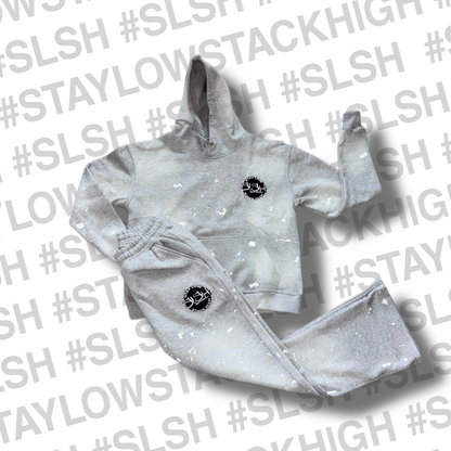 Gray Flare Bottom Sweatsuit
